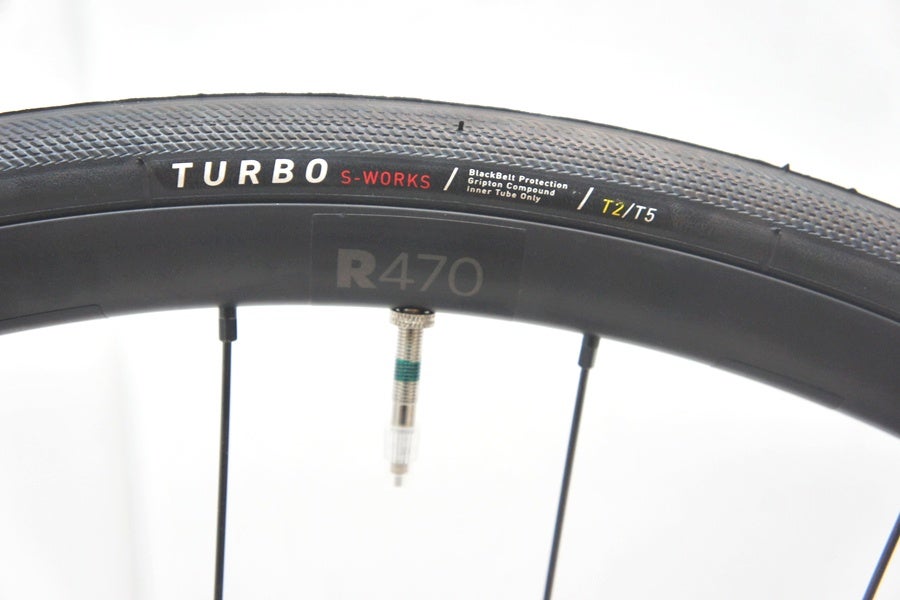 ▽▽美品 ディーティースイス DT SWISS R470 アルミ ホイール セット