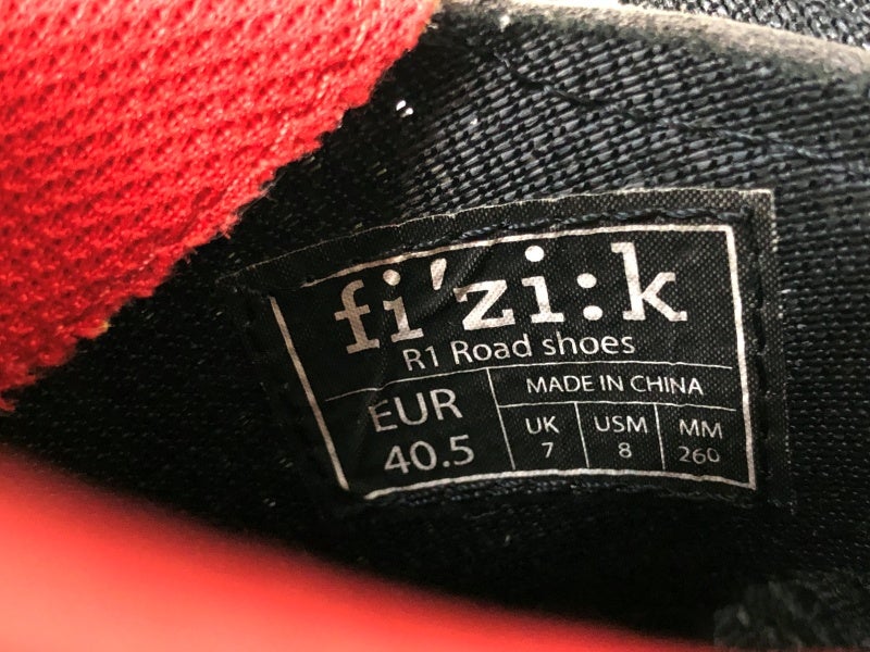 フィジーク FIZIK SPD-SLシューズ R1 ROAD SHOES EU40.5/26.0cm