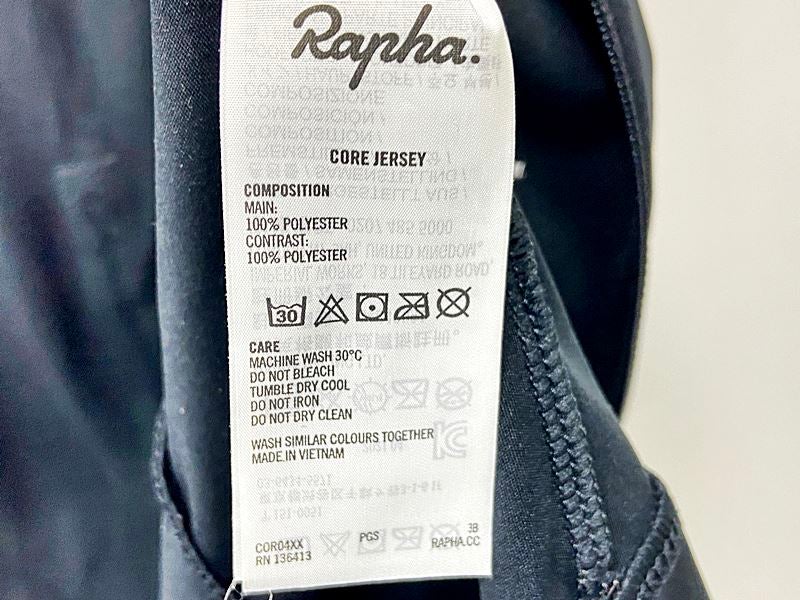 ラファ Rapha コアジャージ CORE JERSEY Sサイズ SMALL ブラック