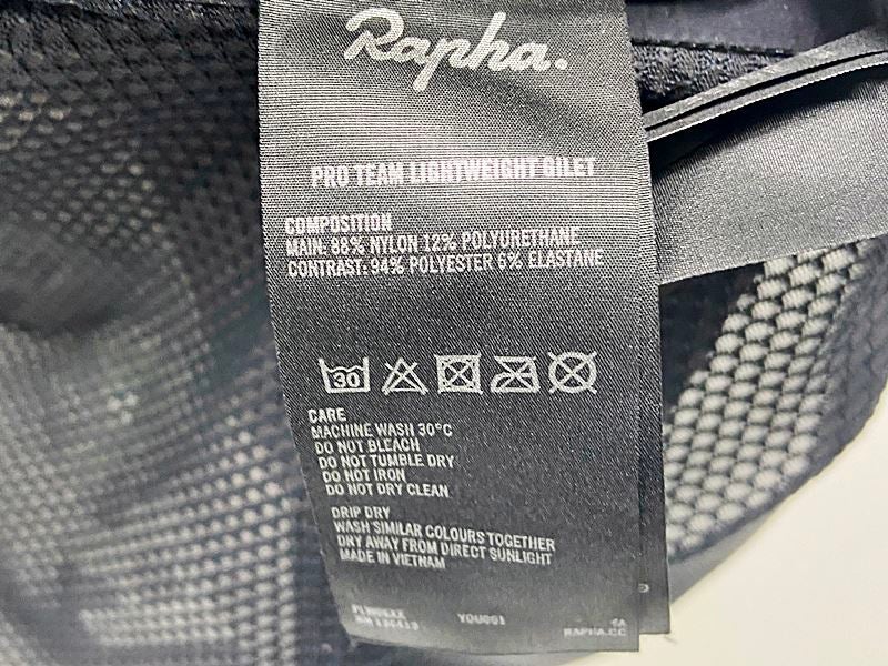 ラファ Rapha プロチームライトウェイトジレ PRO TEAM LIGHTWEIGHT