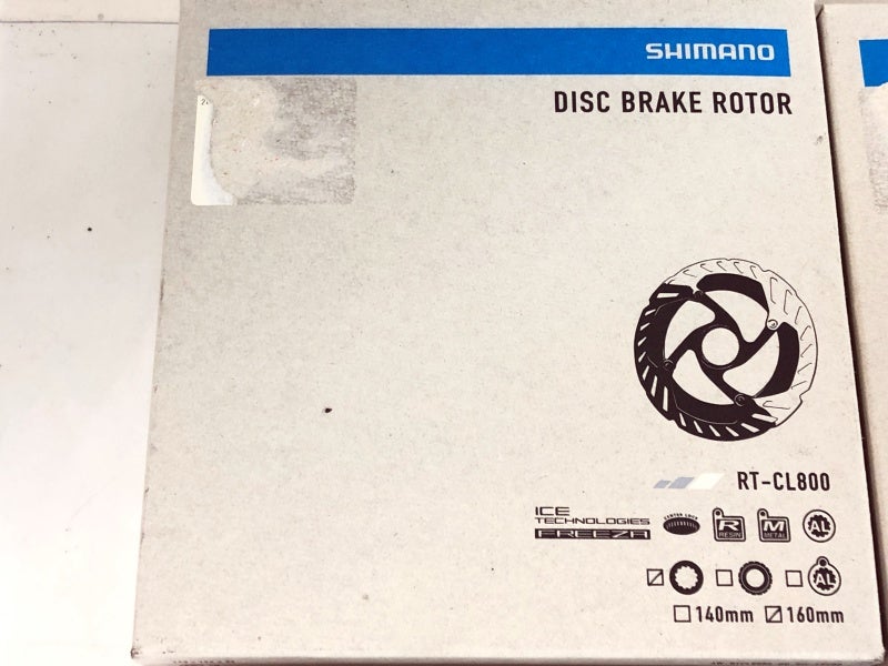 未使用品 シマノ SHIMANO ディスクブレーキローター 2枚セット RT
