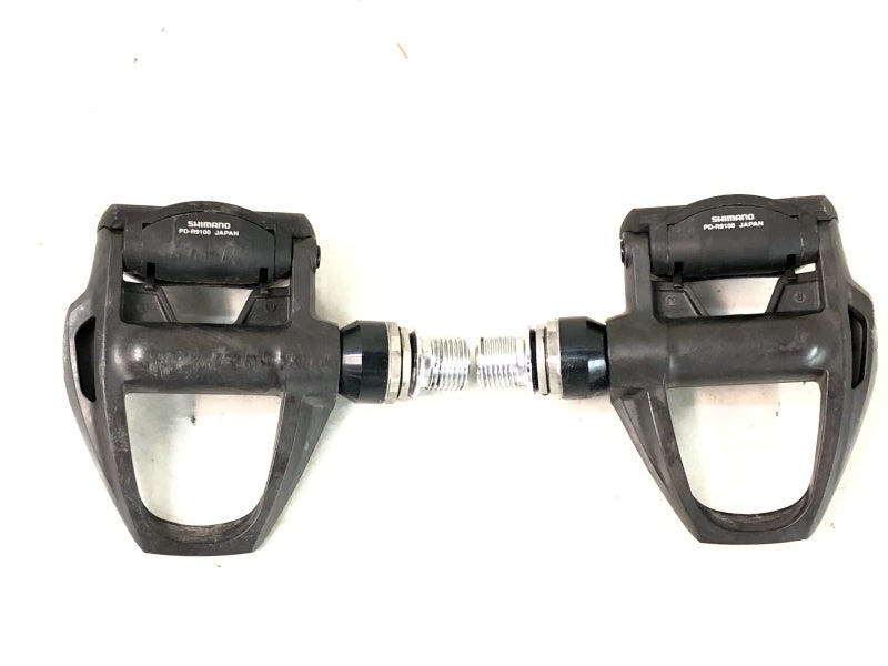 (美品)dura ace ビンディングペダル シマノ SHIMANO デュラエース DURA-ACE PD-R9100 ビンディングペダル 〇
