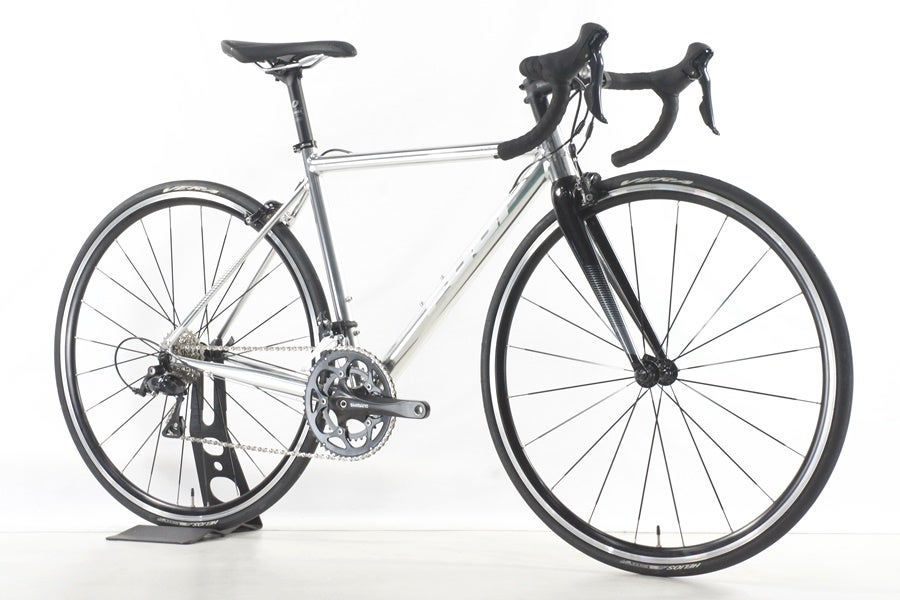 FUJI NAOMI メッキシルバー ブレーキR8000 2019 S 極美車 ◇◇フジ FUJI ナオミ NAOMI 2019年モデル アルミ ロードバイク 49