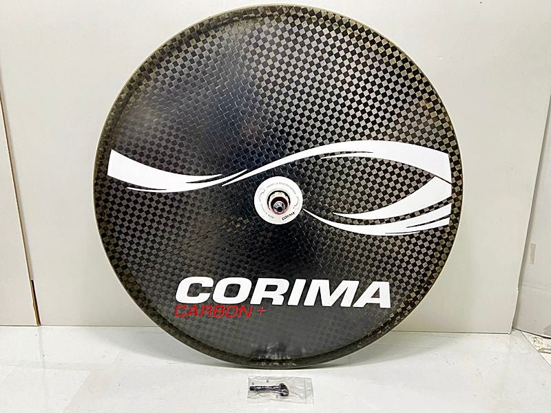 美品 コリマ CORIMA カーボンプラスディスクホイール CARBON+ リア
