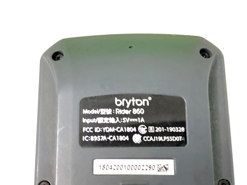 ブライトン BRYTON サイクルコンピューター ライダー 860 RIDER 860