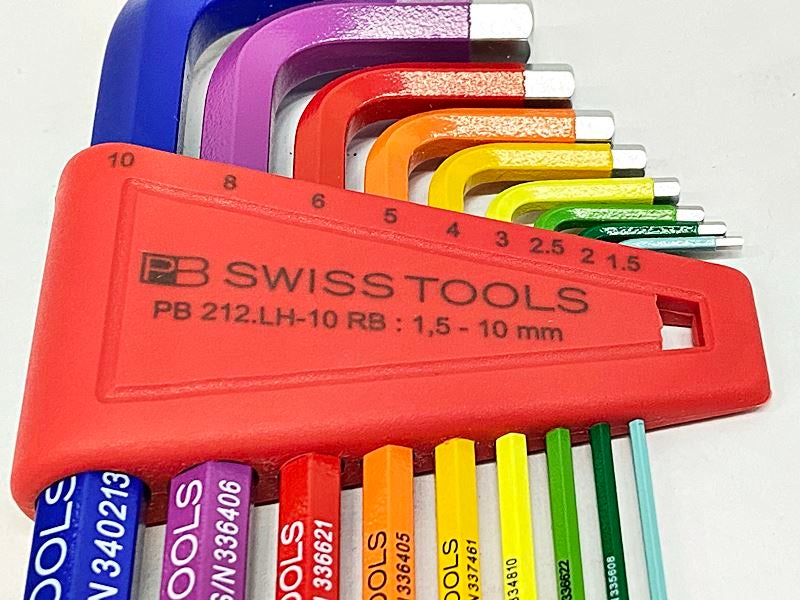 美品 PB SWISS TOOLS 六角レンチ PB 212.LH-10 RB L形 ボール付ロング