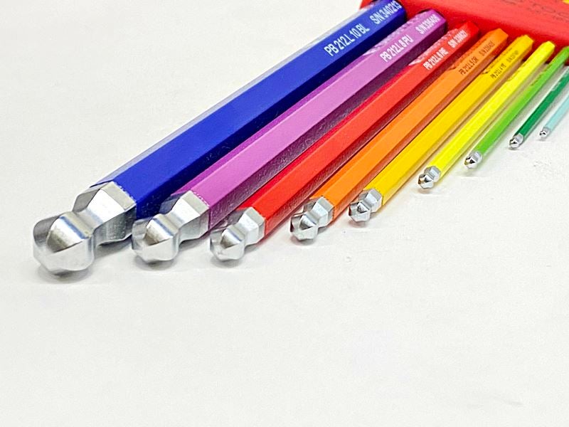 美品 PB SWISS TOOLS 六角レンチ PB 212.LH-10 RB L形 ボール付ロング