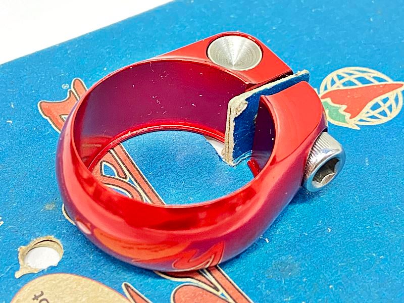 超美品 サルサ SALSA シートクランプ SEAT COLLAR 32.0 レッド