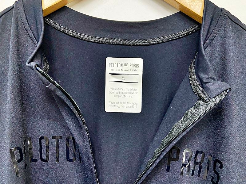 プロトンドパリ PELOTON DE PARIS 半袖サイクルジャージ XLサイズ ブラック