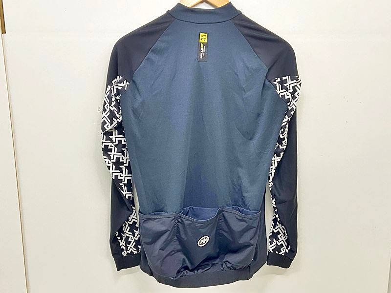 アソス ASSOS MILLE GT SPRING FALL JACKET Lサイズ ブルー/ブラック