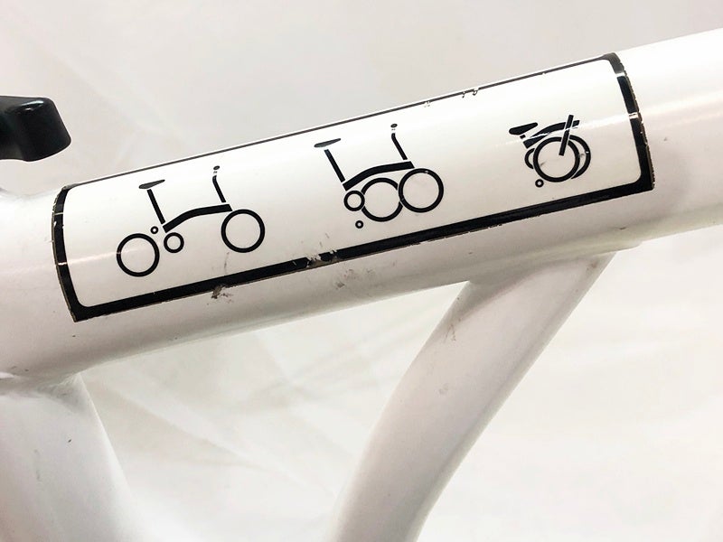 ブロンプトン BROMPTON M6R 2010年 ハブダイナモ化 前後ライト付