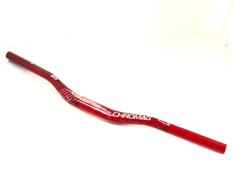 ■　アンチコリジョンバッファーボール マフラー保護バー (レッド) クロマグ CHROMAG フーバーズ OSX FUBARS OSX RISER BAR 600mm/31.8mm