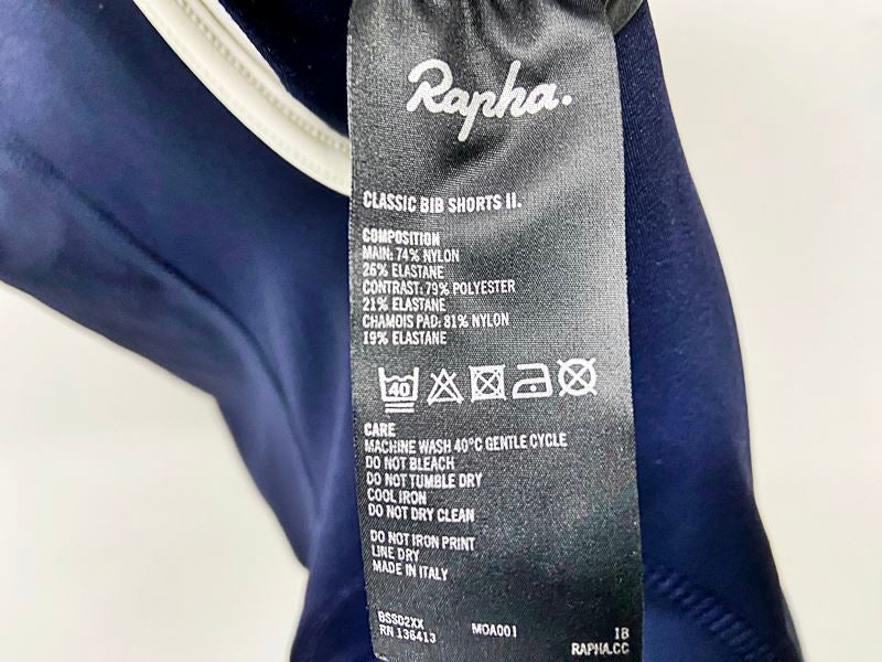 ラファ Rapha クラシックビブショーツ CLASSIC BIB SHORTS II XSサイズ