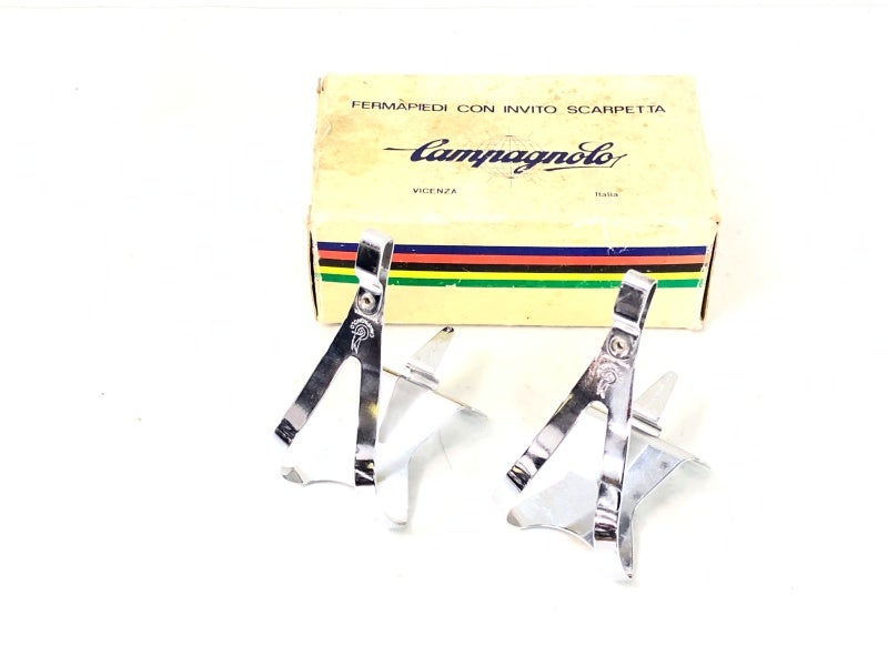未使用品 カンパニョーロ CAMPAGNOLO 鉄製トゥークリップ TOE CLIP