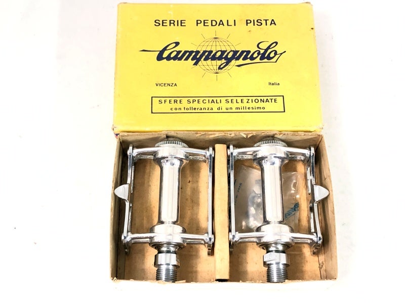 未使用品 カンパニョーロ CAMPAGNOLO 鉄製トラックペダル SERIE PEDALI