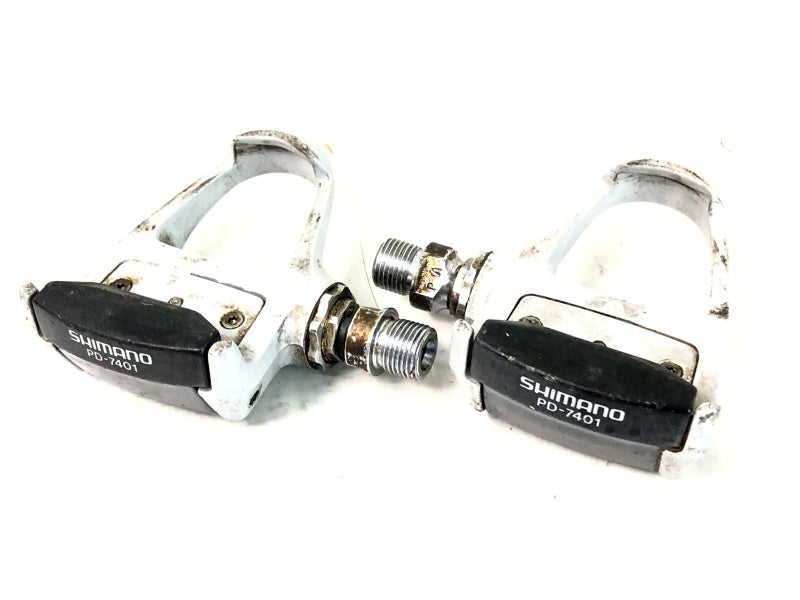 シマノ・デュラエース　サイクルペダル シマノ SHIMANO デュラエース DURA-ACE PD-7401 ビンディングペダル 〇